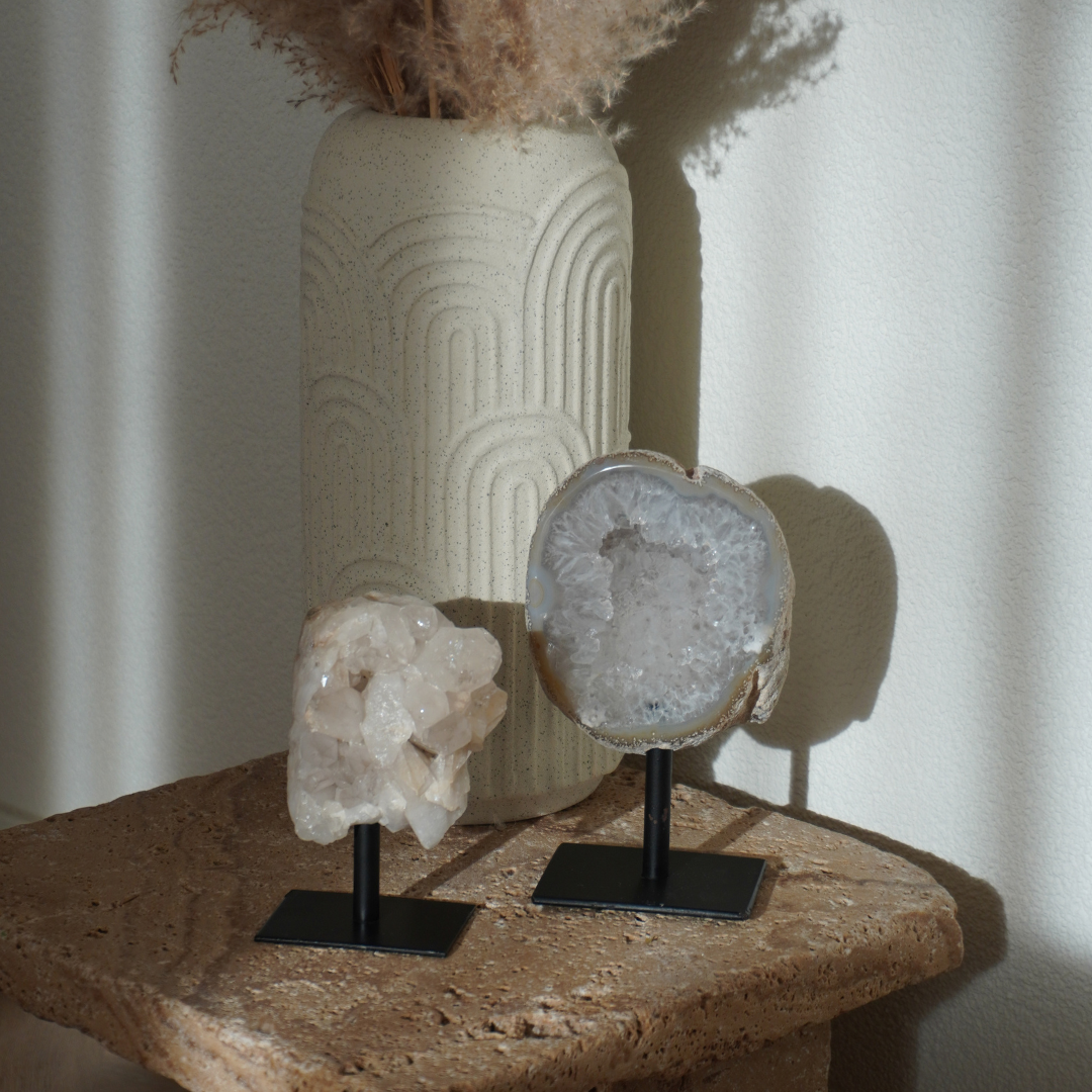 Rock Crystal on stand (Small)