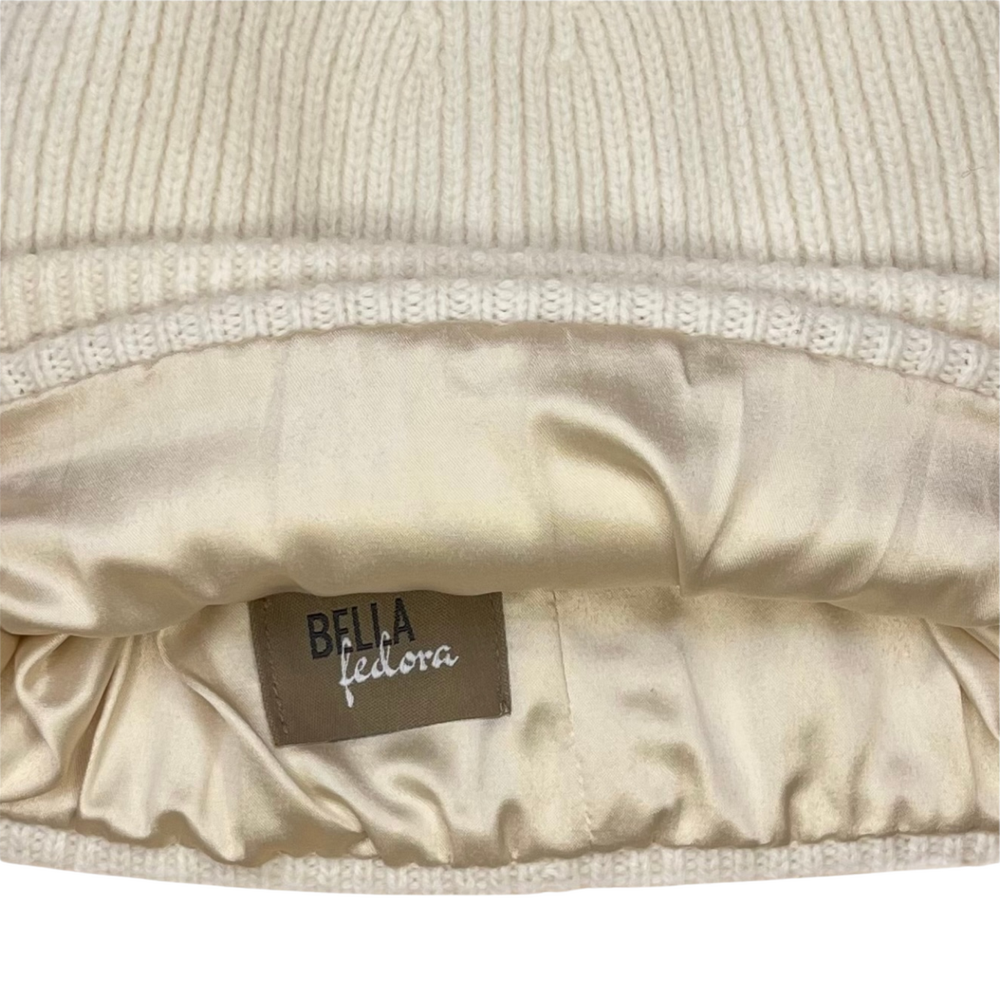 Jacquard Latte - Satin Lined Beanie