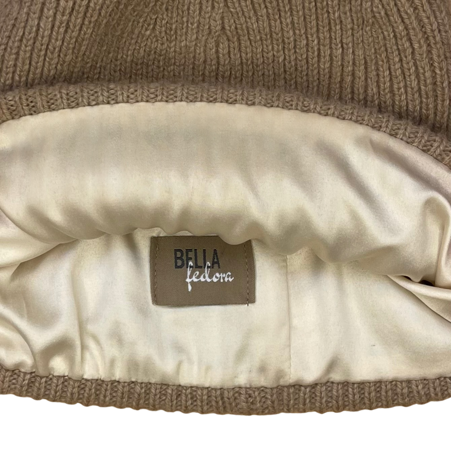 Jacquard Pecan - Satin Lined Beanie