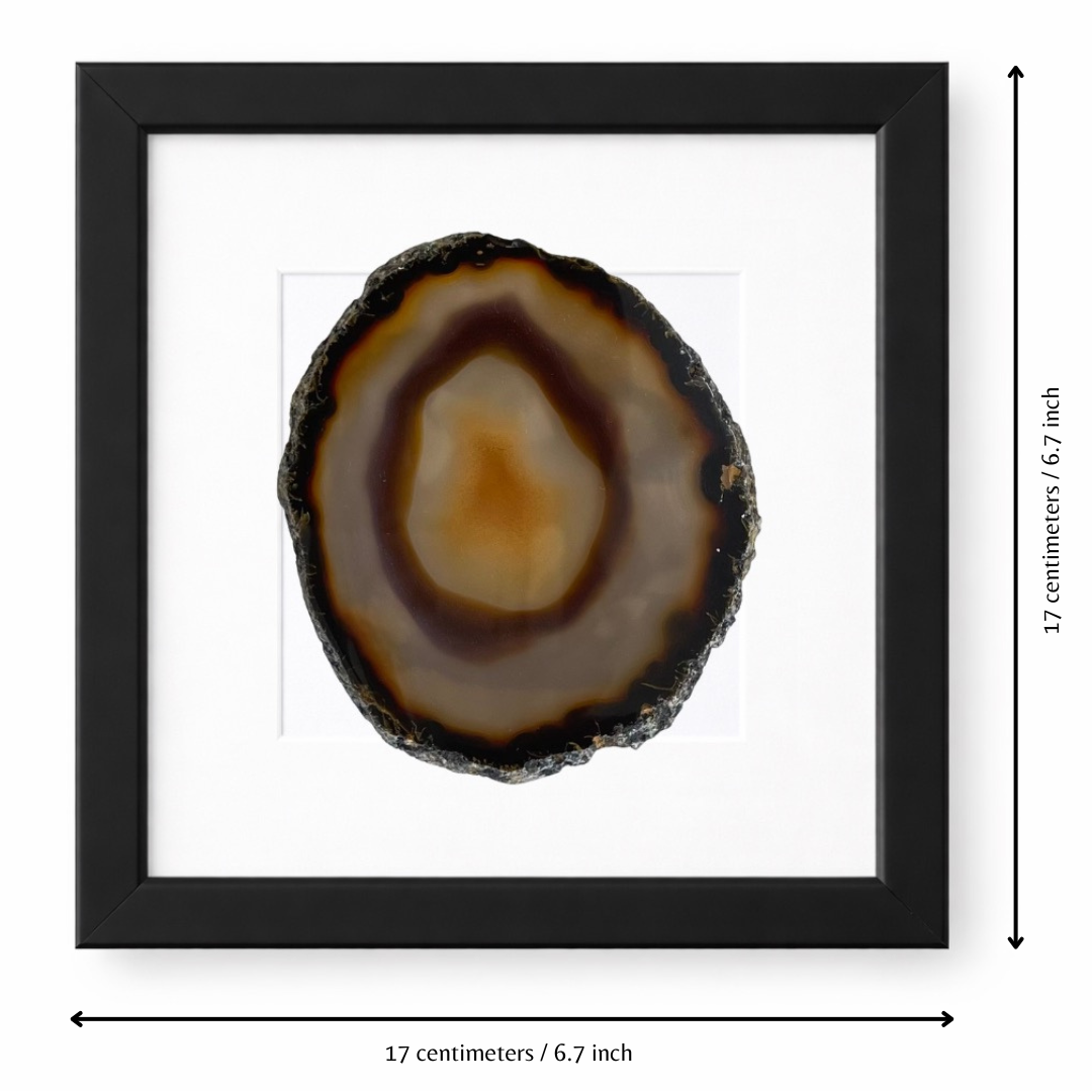 Gemstone Frame black Lava
