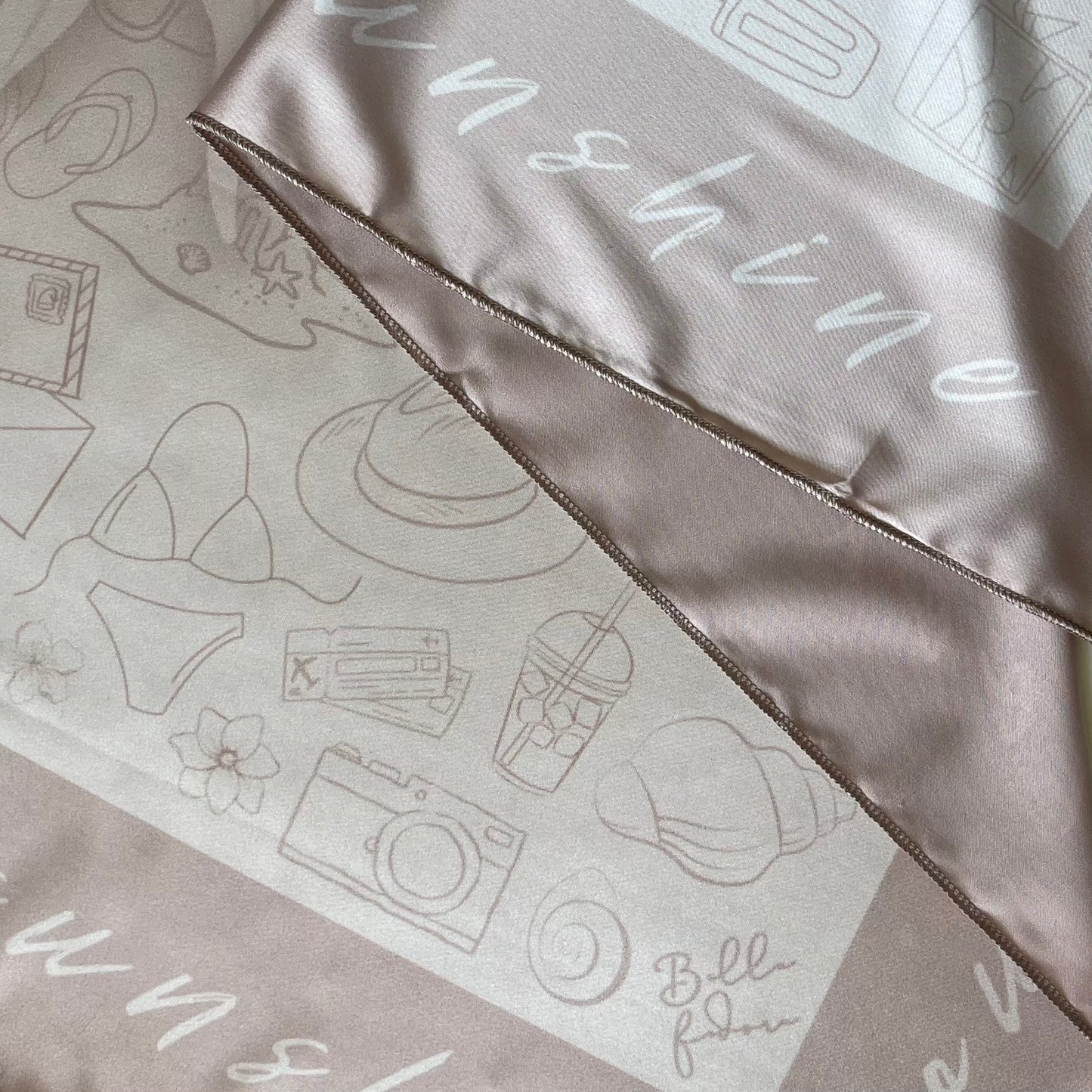 Light Almond Nude scarf