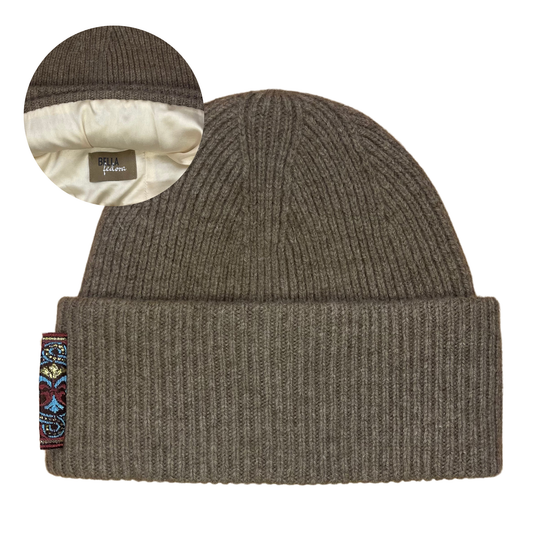 Jacquard Beanie Wood