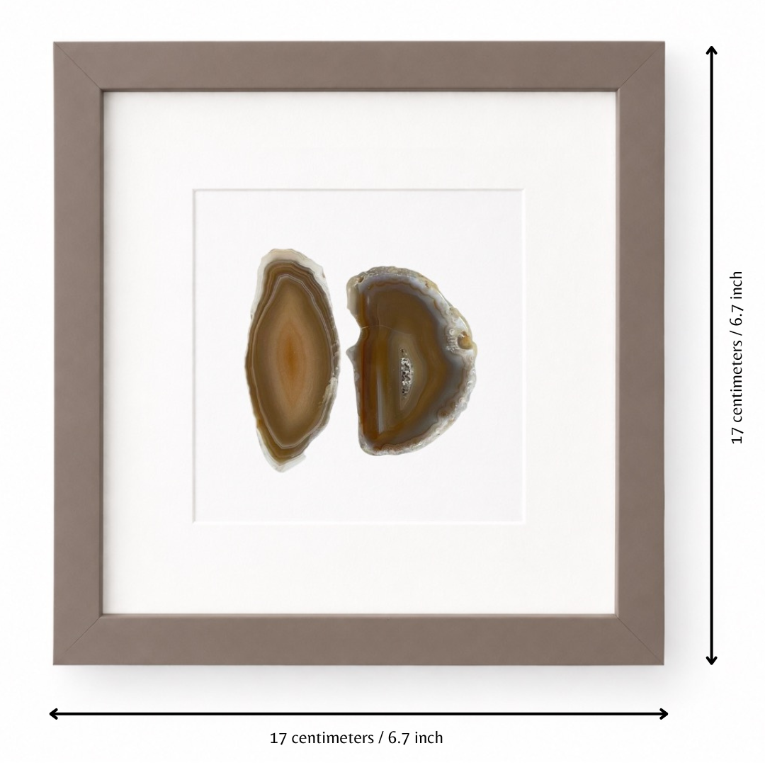 Gemstone Frame brown Taupe