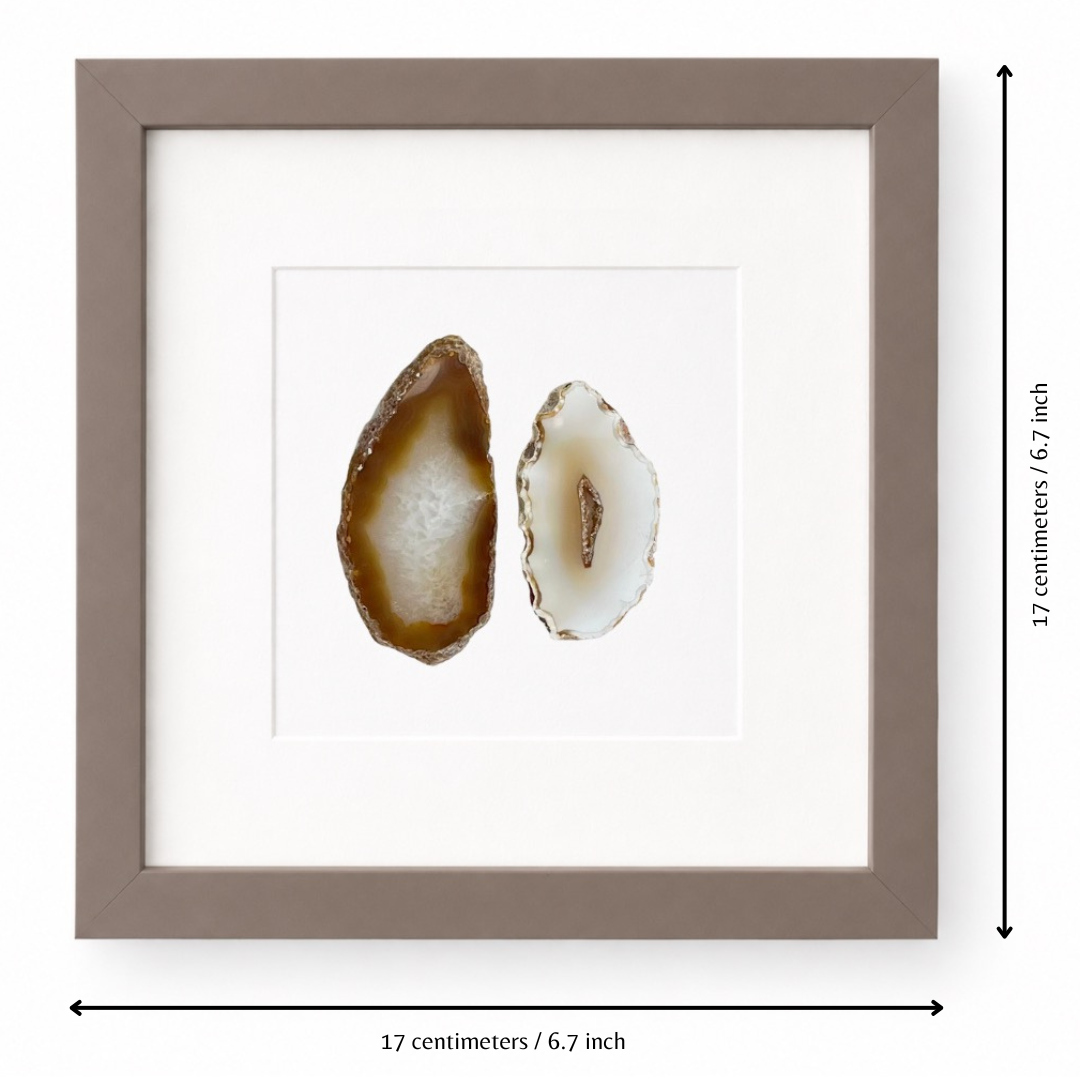 Gemstone Frame brown Almond