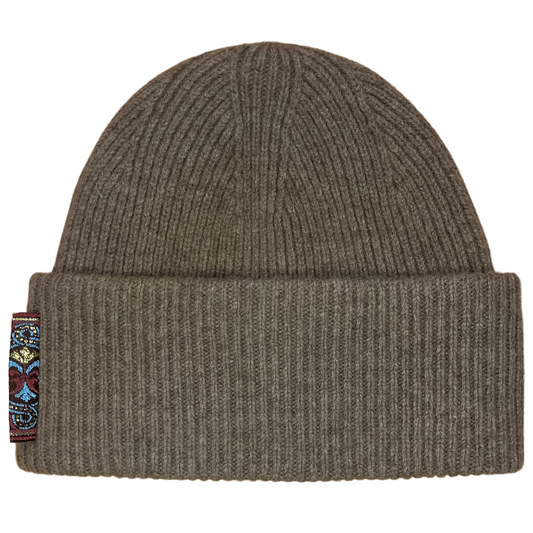 Jacquard Beanie Wood