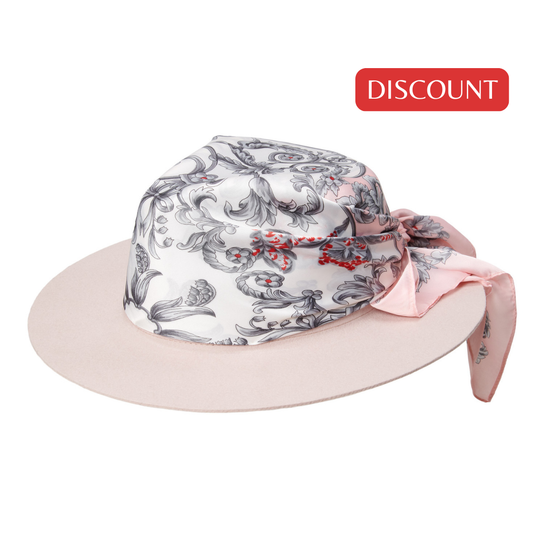 Satin Blossom - Fedora Hat
