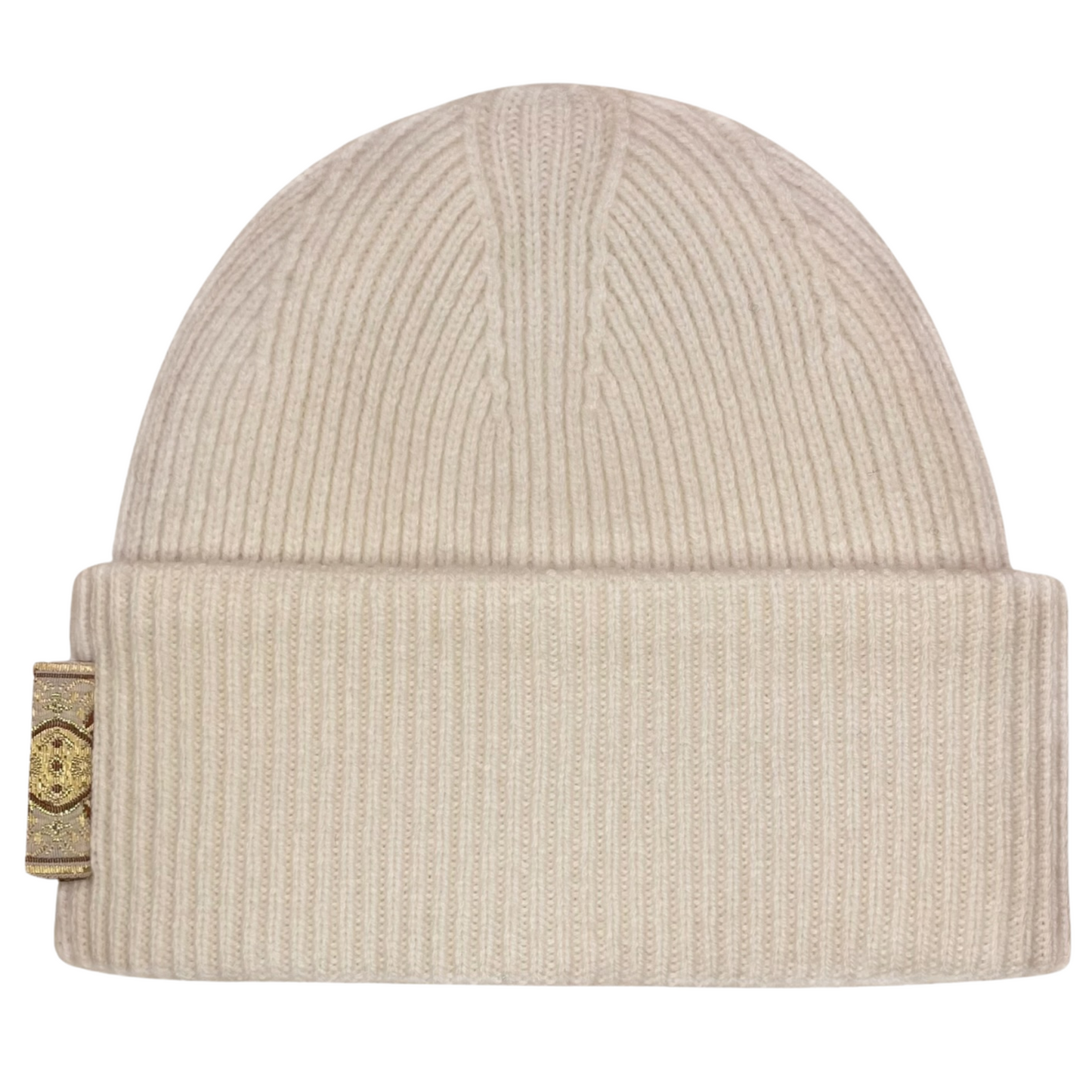 Jacquard Beanie Latte