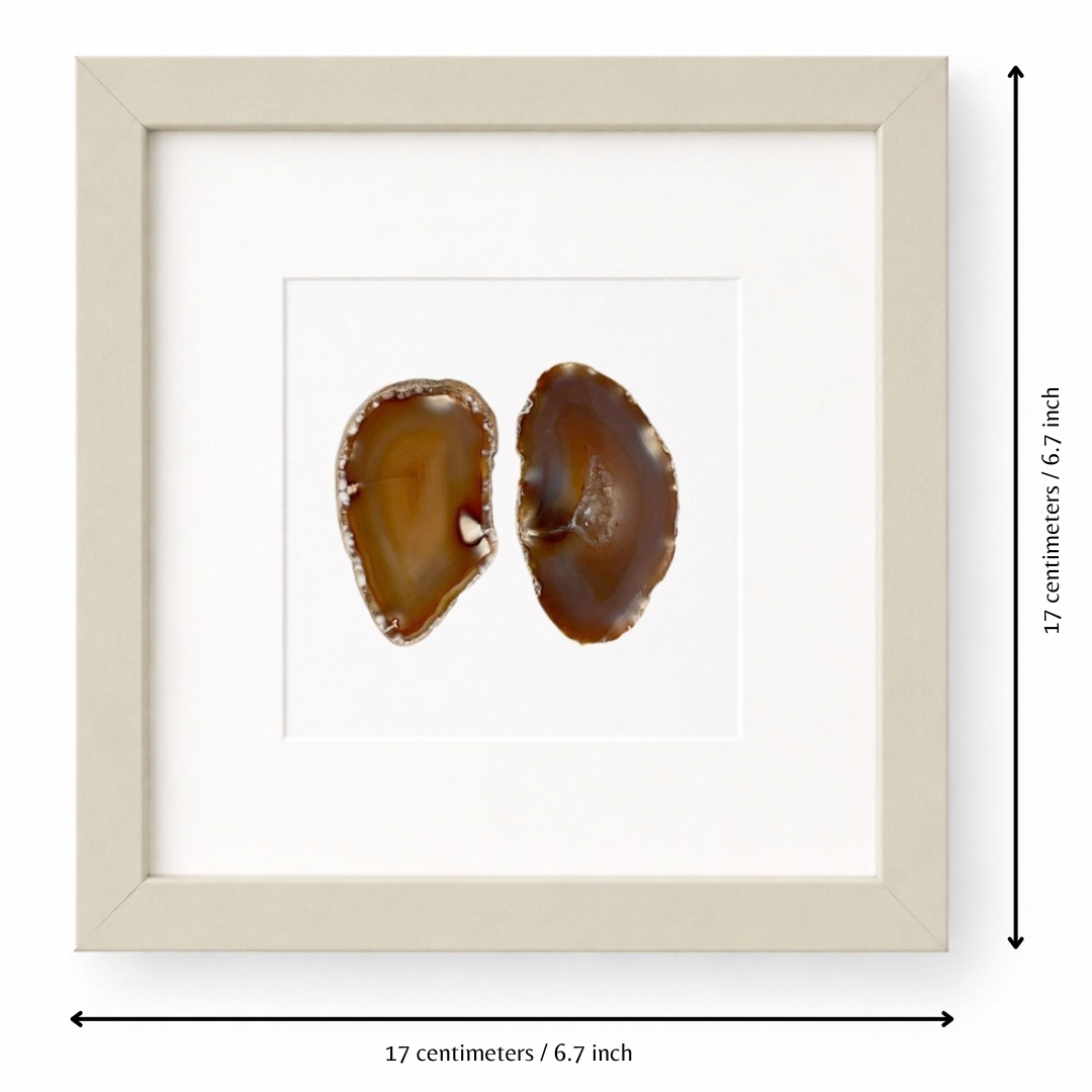 Gemstone Frame beige Bronze