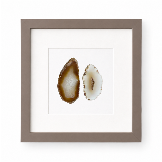 Gemstone Frame brown Almond