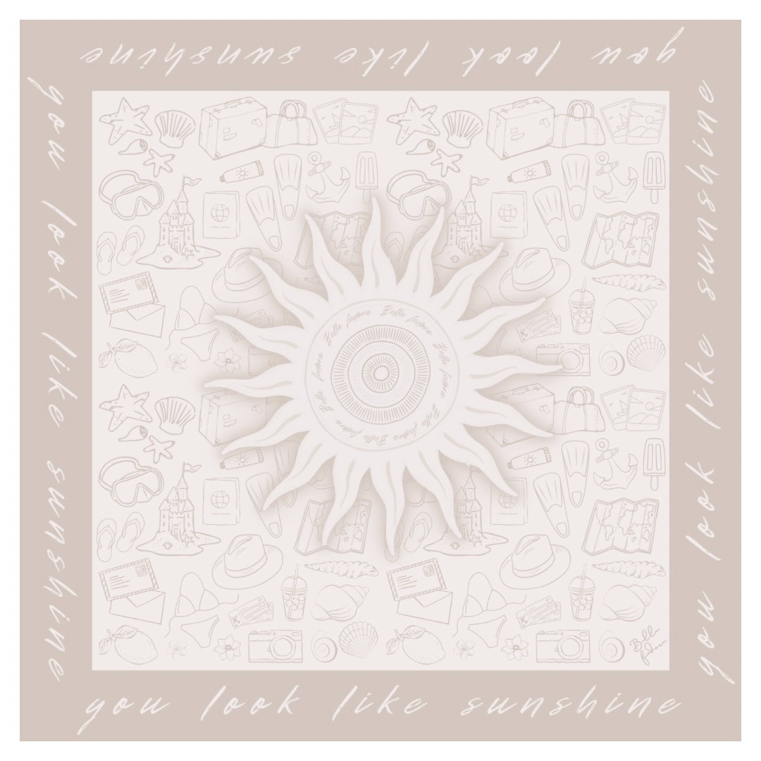 Light Almond Nude scarf