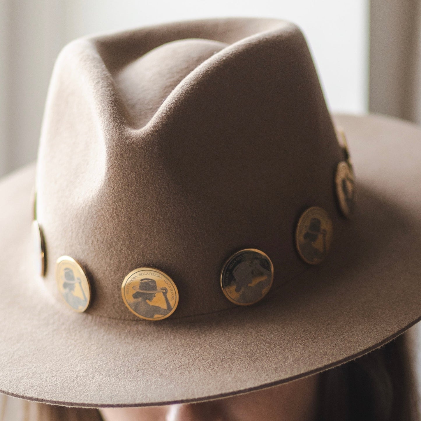Gold Coin Mocha - Fedora Hat