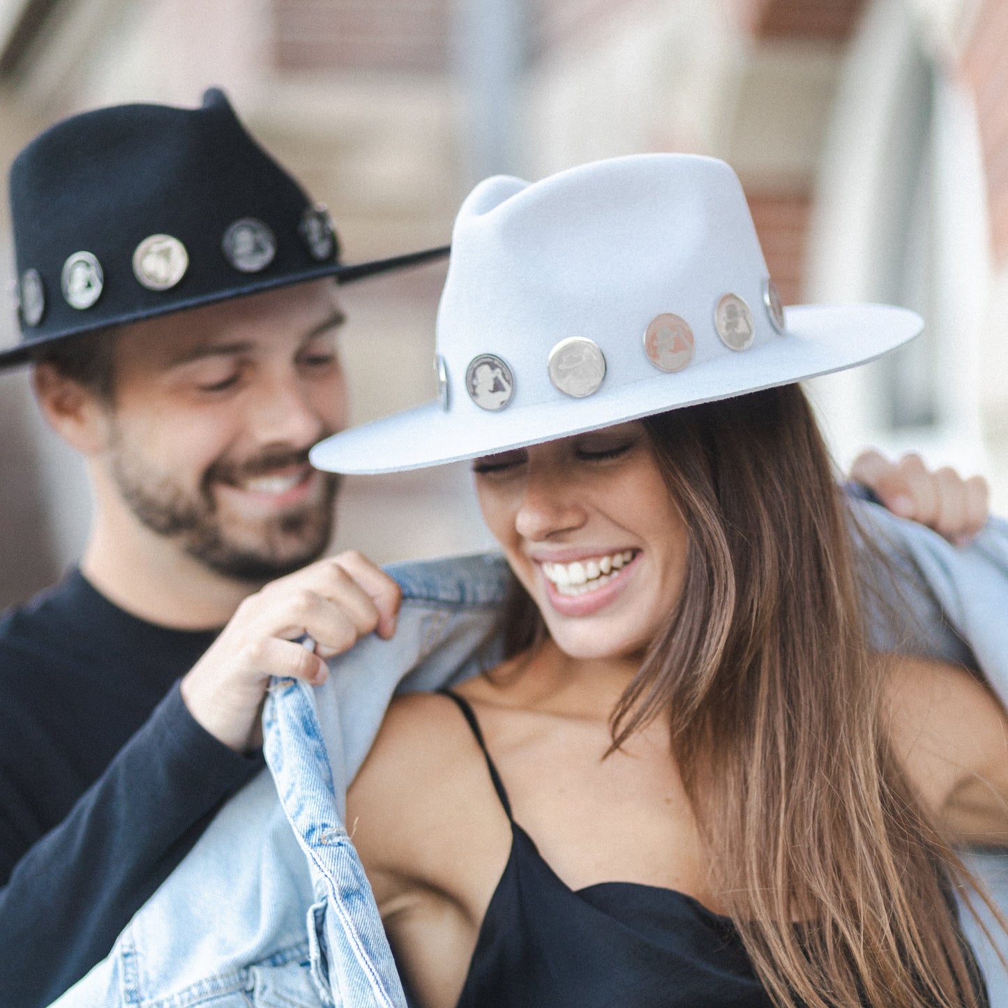 Silver Coin Frost - Light Grey Fedora Hat