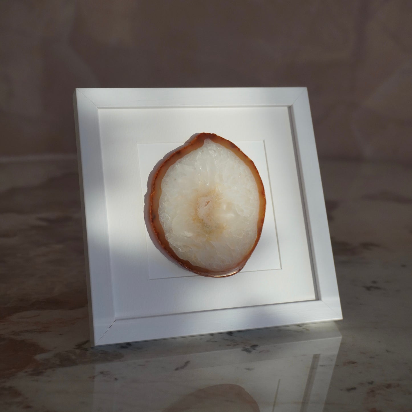 Gemstone Frame Amber