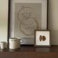 Gemstone Frame brown Taupe