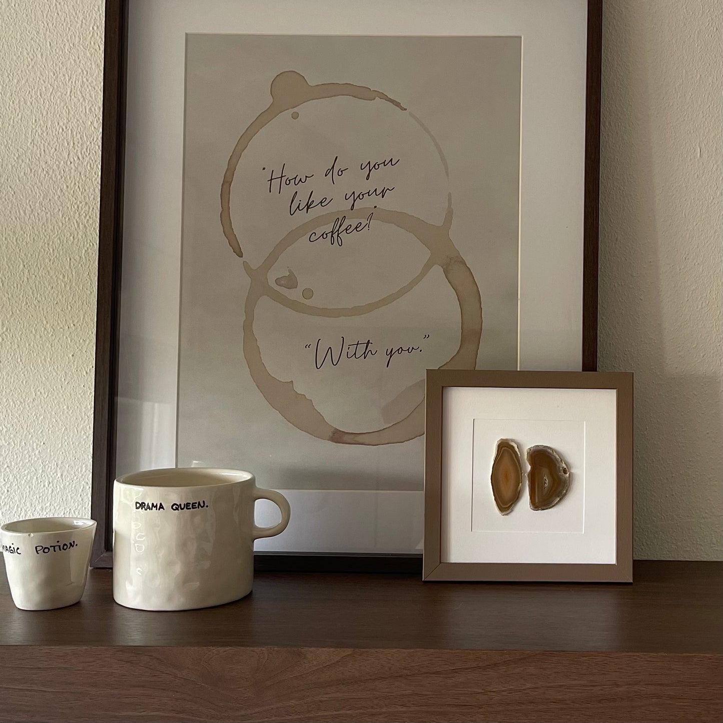 Gemstone Frame brown Taupe