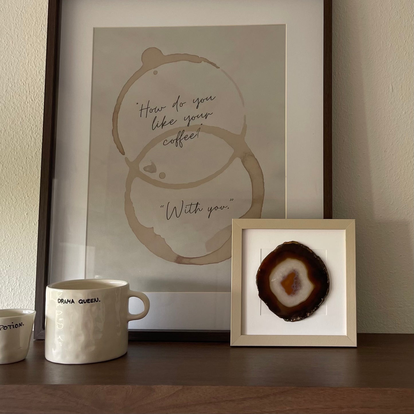 Gemstone Frame beige Espresso