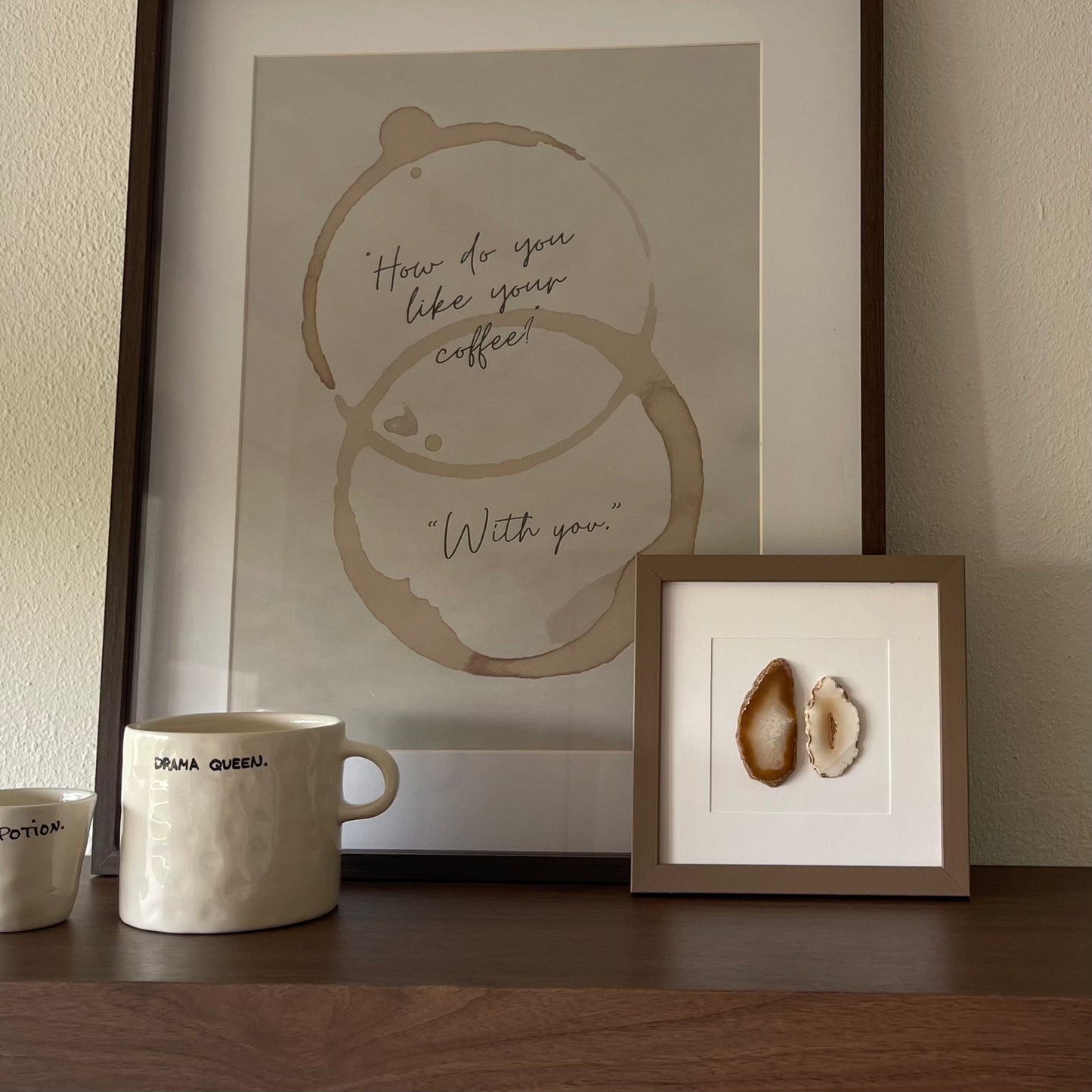 Gemstone Frame brown Almond