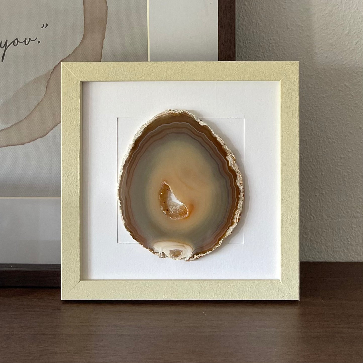 Gemstone Frame butter yellow Sand