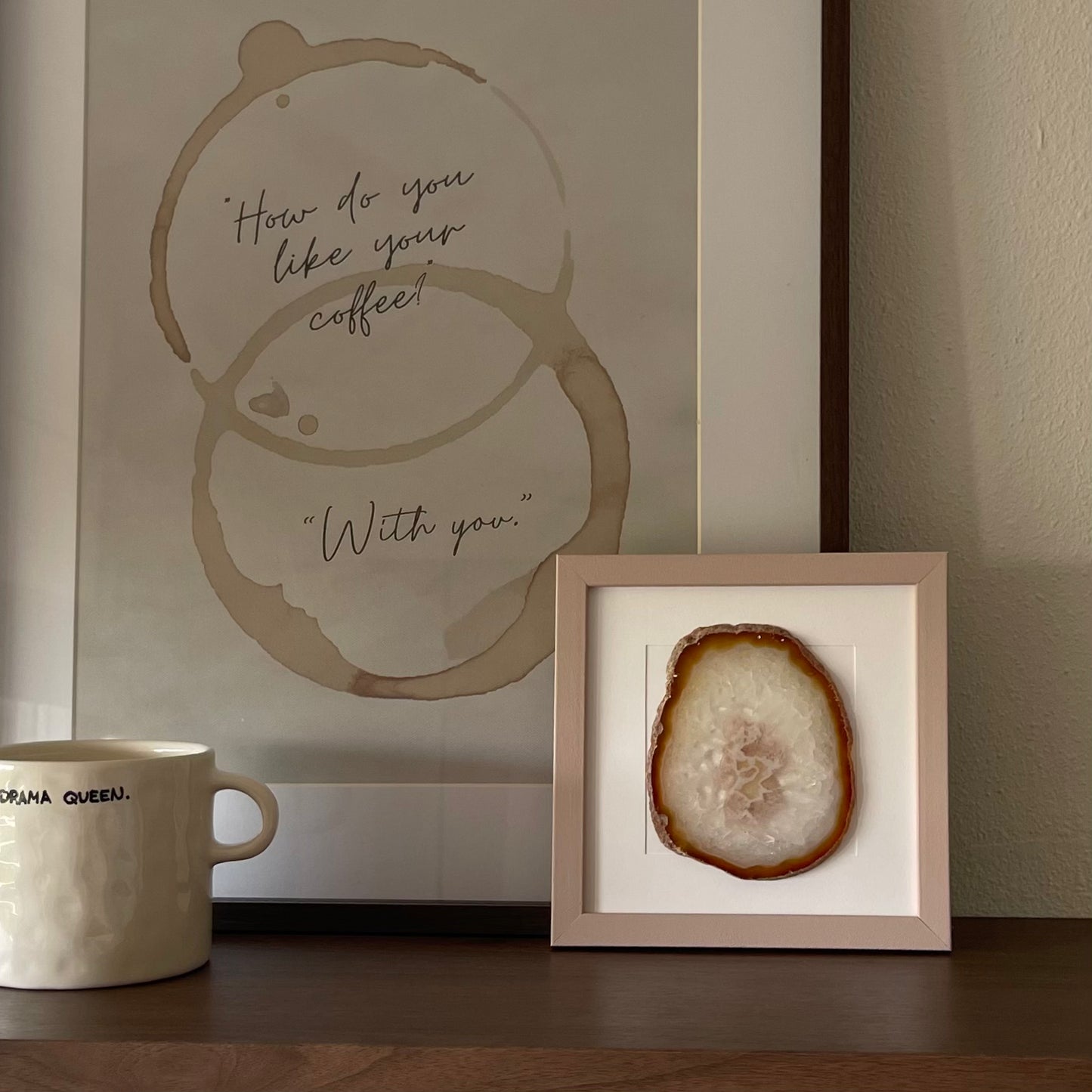 Gemstone Frame pink Dusky