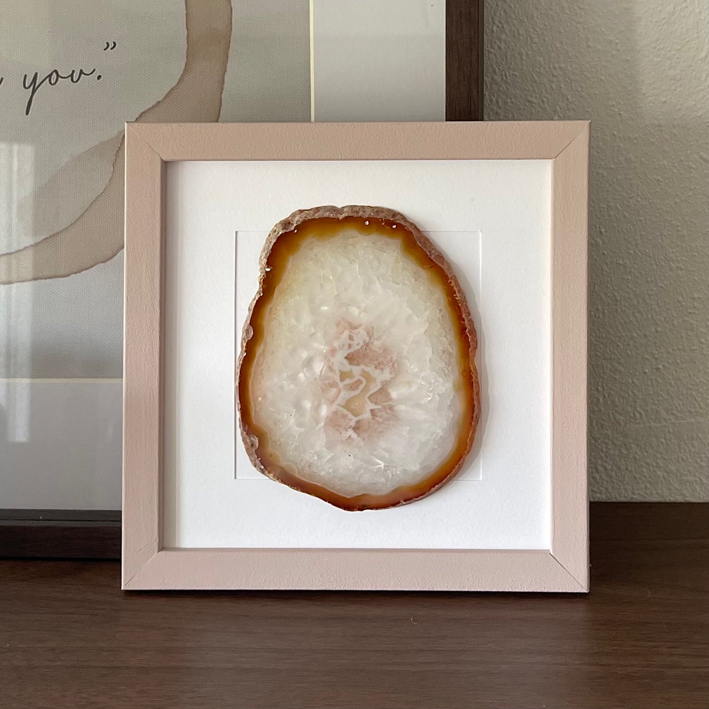 Gemstone Frame pink Dusky