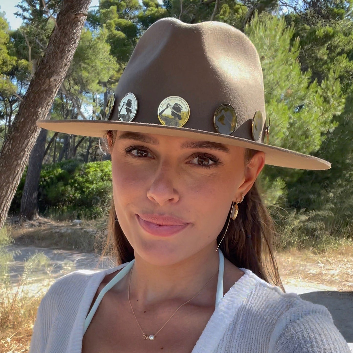 Gold Coin Mocha - Fedora Hat