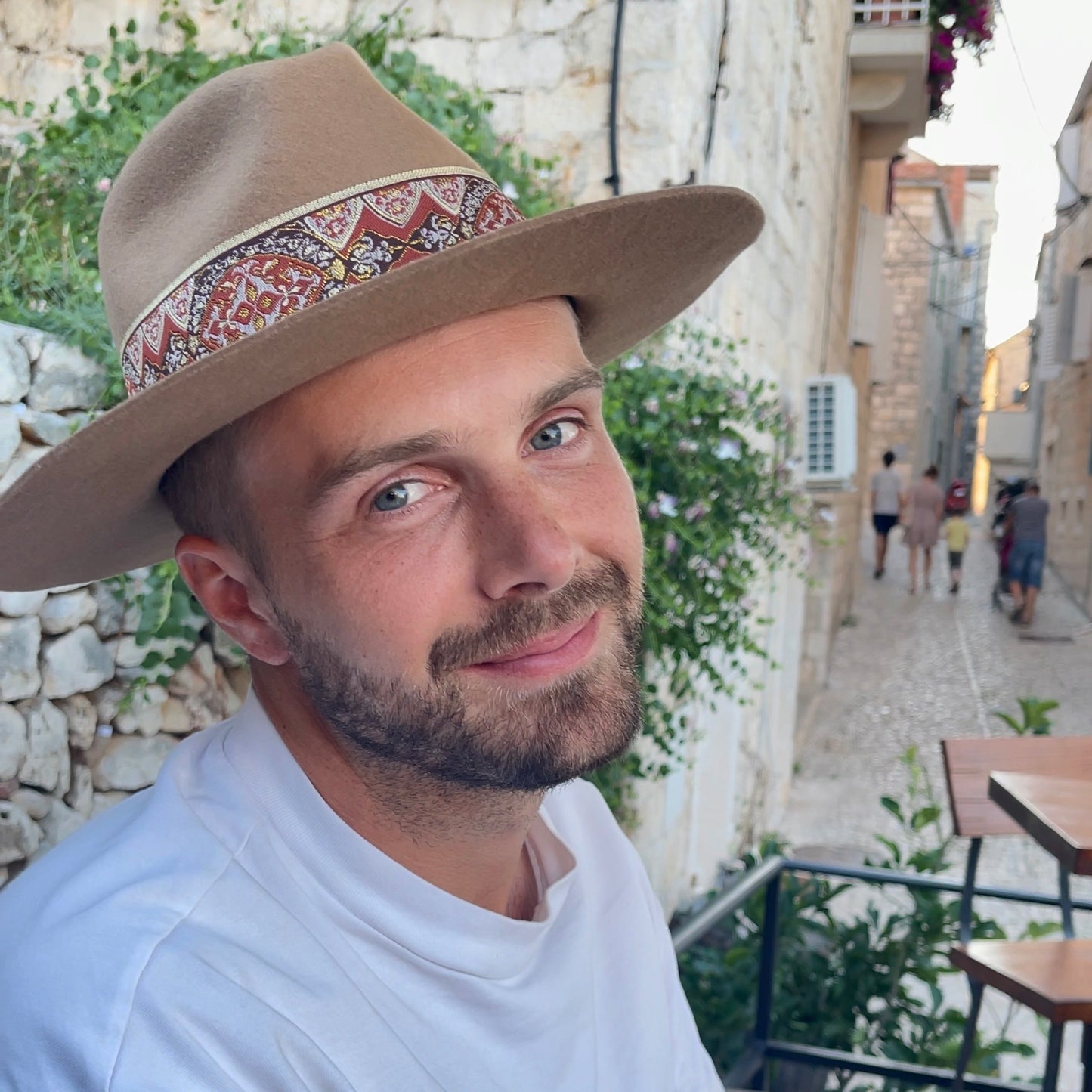 Jacquard Cinnamon - Fedora Hat