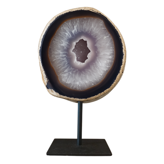 Agate Geode on stand (Large) Spice
