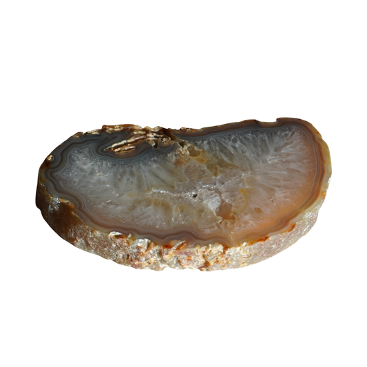 Agaat Sage gepolijste slice