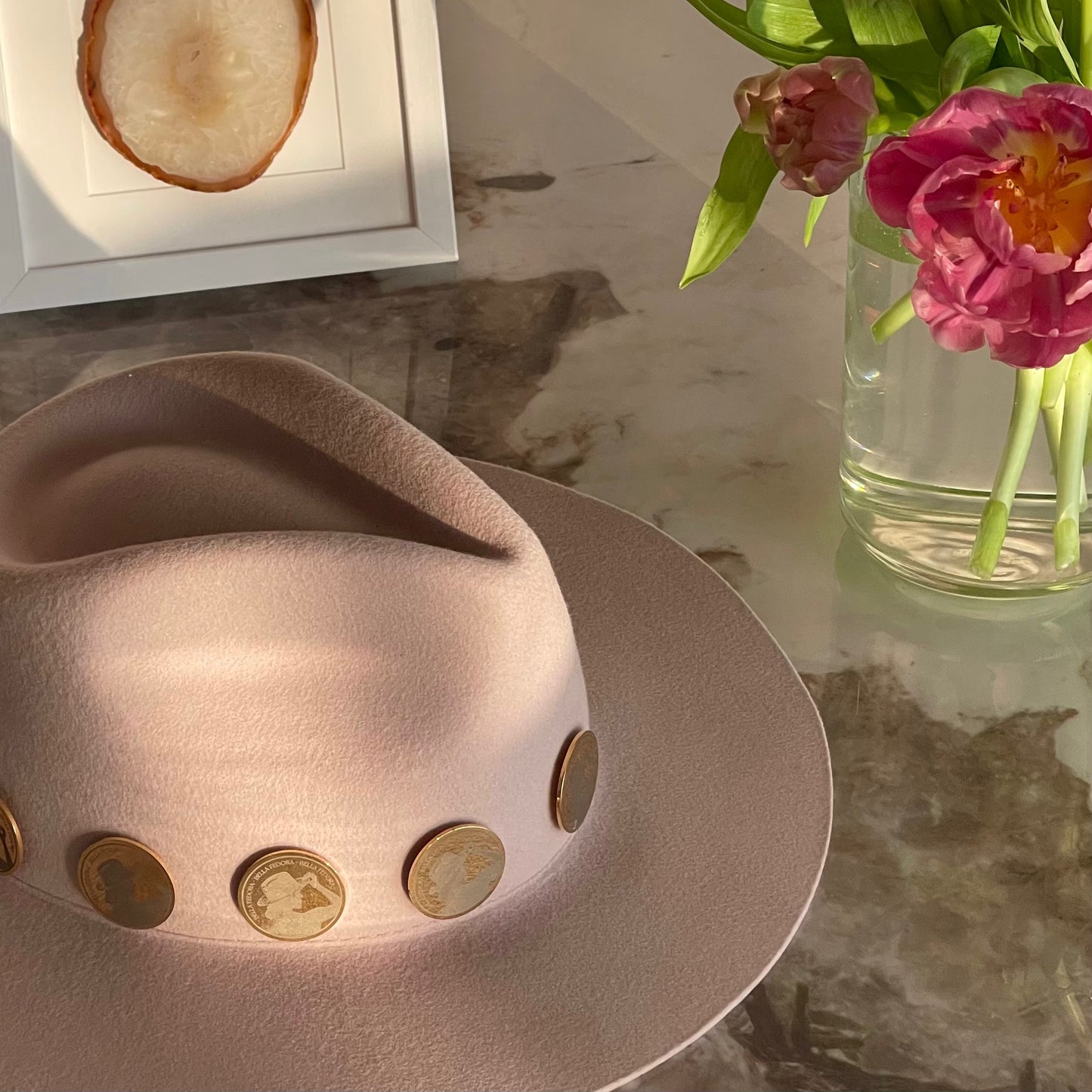 Gold Coin Oat - Beige Fedora Hat