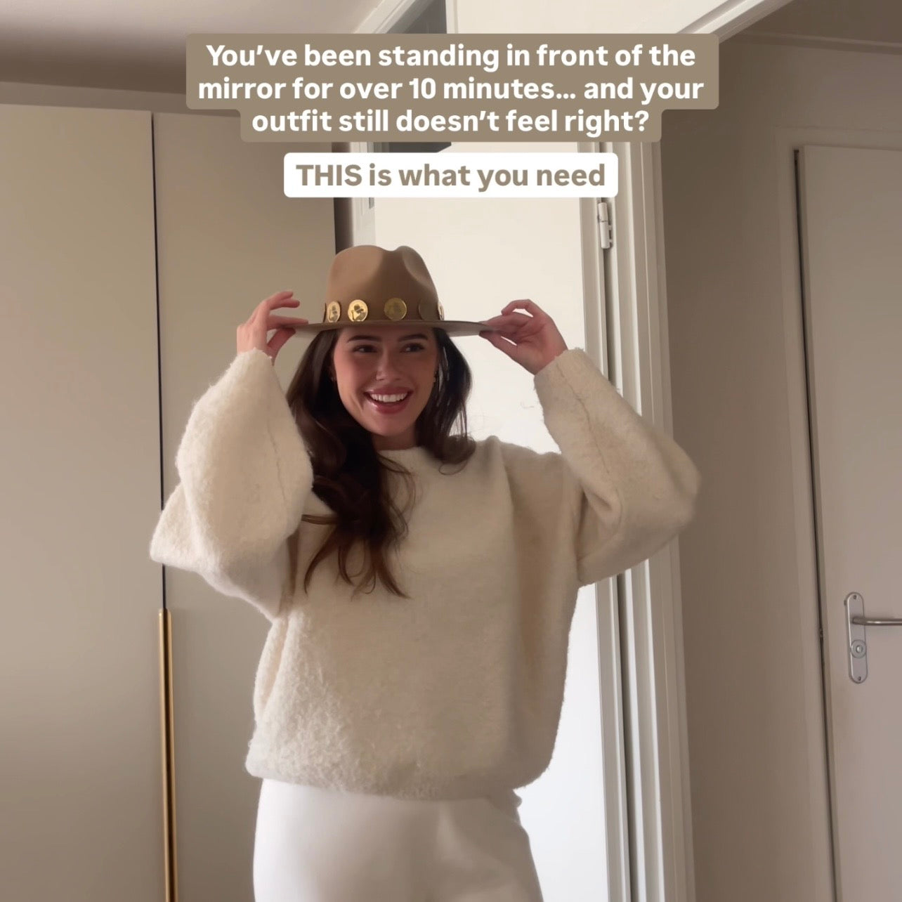 how to style a brown fedora hat outfit