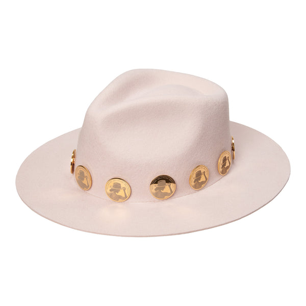 Gold Coin Oat - Beige Fedora Hat